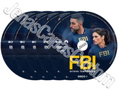 Label DVD FBI - 8ª Temporada