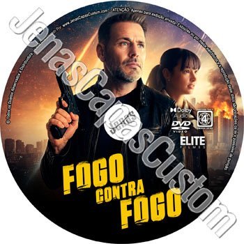 Label DVD Fogo Contra Fogo