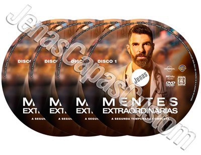 Label DVD Mentes Extraordinárias - 2ª Temporada