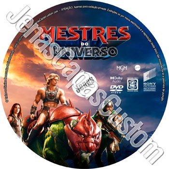 Label DVD Mestres Do Universo