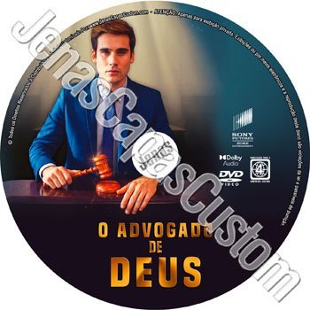 Label DVD O Advogado De Deus