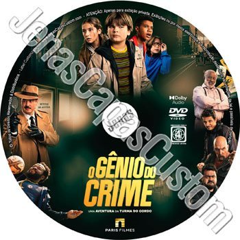 Label DVD O Gênio Do Crime