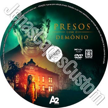 Label DVD Presos Com O Demônio