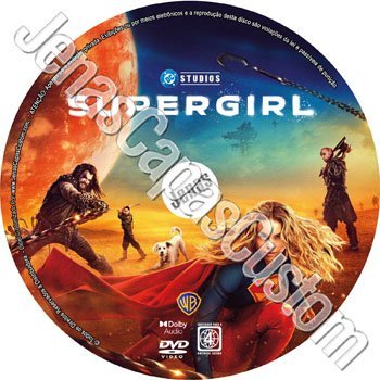 Label DVD Supergirl
