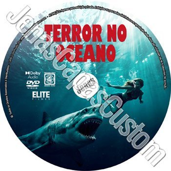 Label DVD Terror No Oceano