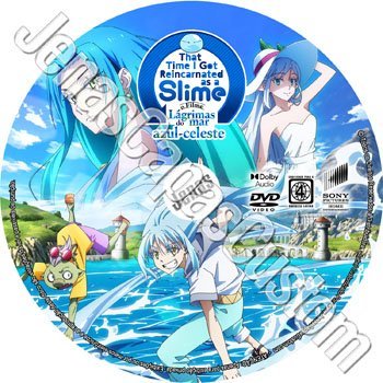 Label DVD That Time I Got Reincarnated As A Slime - O FIlme - Lágrimas Do Mar Azul-Celeste