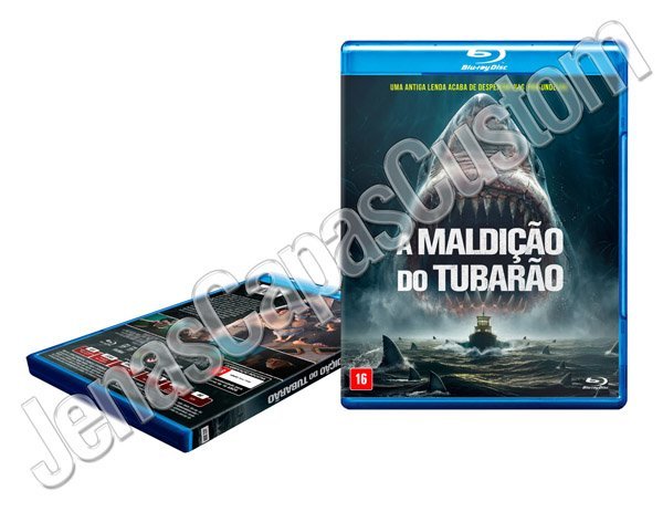 Capa Blu-ray A Maldição Do Tubarão