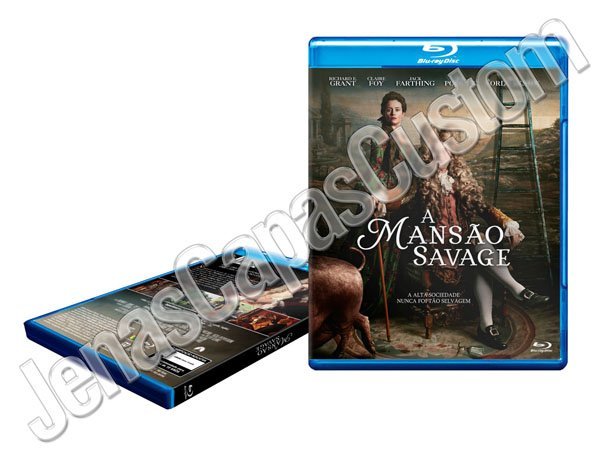 Capa Blu-ray A Mansão Savage