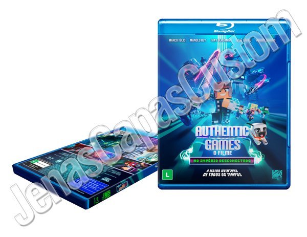 Capa Blu-ray Authentic Games - O Filme - No Império Desconectado