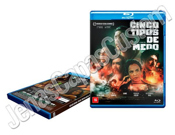 Capa Blu-ray Cinco Tipos De Medo