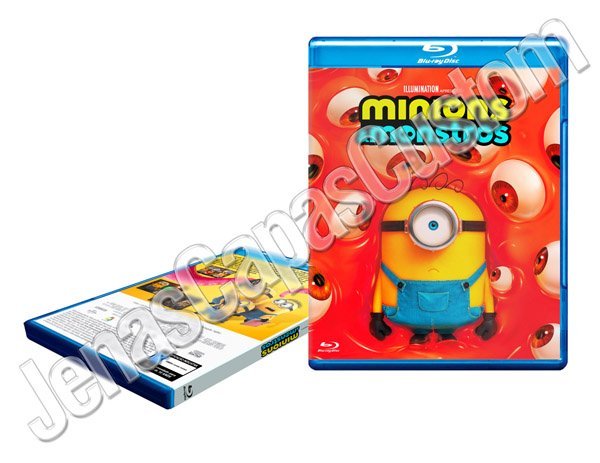 Capa Blu-ray Minions E Monstros