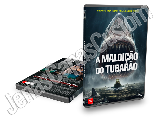 Capa DVD A Maldição Do Tubarão