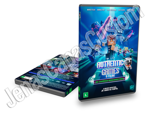 Capa DVD Authentic Games - O Filme - No Império Desconectado