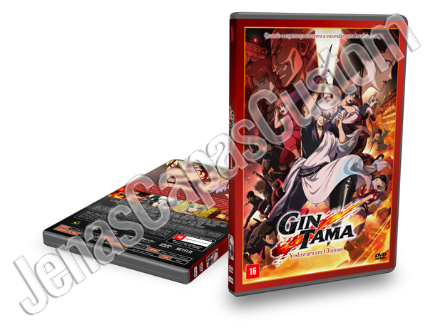 Capa DVD Gintama - Yoshiwara em Chamas