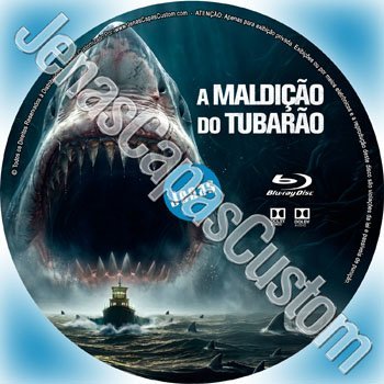 Label Blu-ray A Maldição Do Tubarão