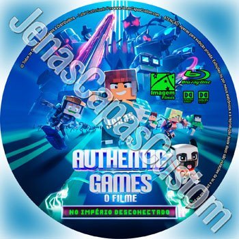 Label Blu-ray Authentic Games - O Filme - No Império Desconectado