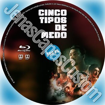 Label Blu-ray Cinco Tipos De Medo