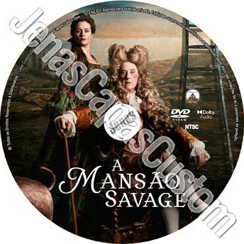 Label DVD A Mansão Savage