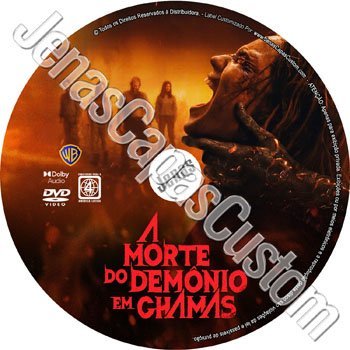 Label DVD A Morte Do Demônio - Em Chamas