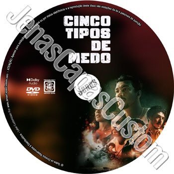 Label DVD Cinco Tipos De Medo