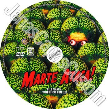 Label DVD Marte Ataca!