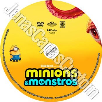 Label DVD Minions E Monstros