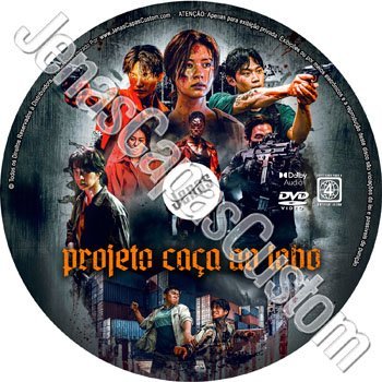 Label DVD Projeto Caça Ao Lobo