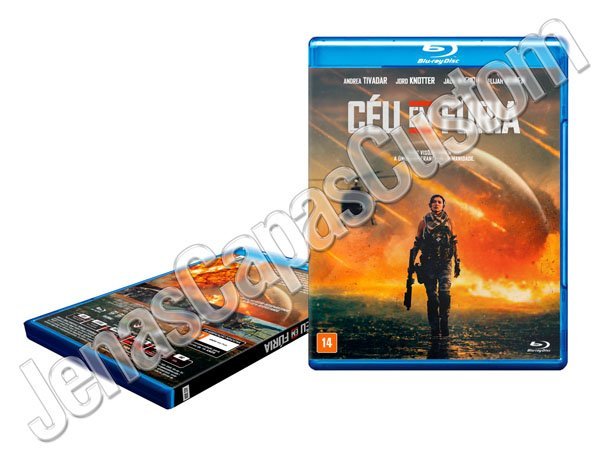 Capa Blu-ray Céu Em Fúria