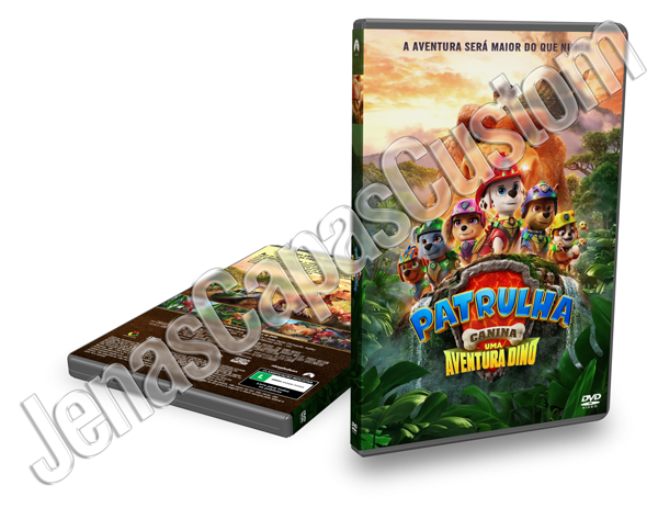 Capa DVD Patrulha Canina - Uma Aventura Dino