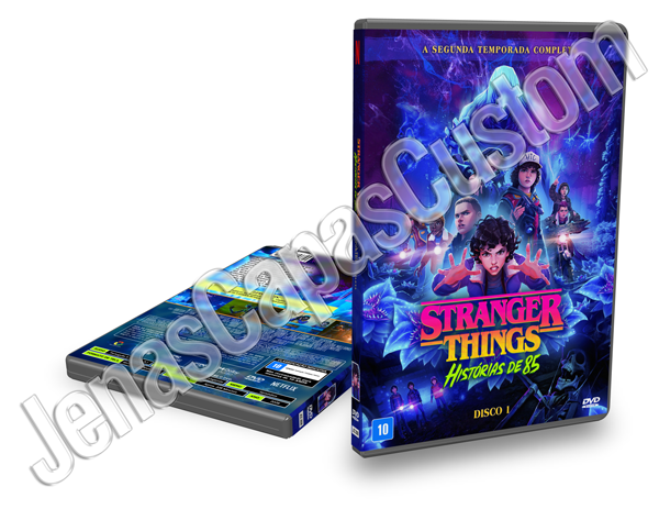 Capa DVD Stranger Things - Histórias De 85 - 2ª Temporada