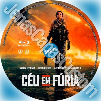Label Blu-ray Céu Em Fúria
