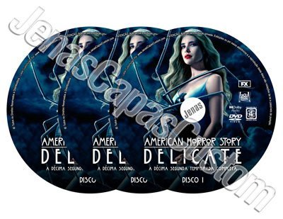 Label DVD American Horror Story - Delicate - 12ª Temporada