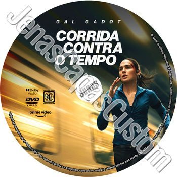 Label DVD Corrida Contra O Tempo