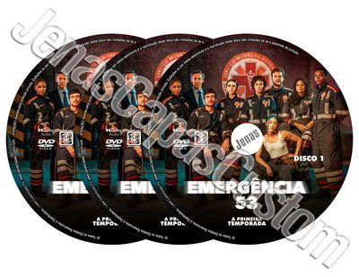 Label DVD Emergência 53 - 1ª Temporada