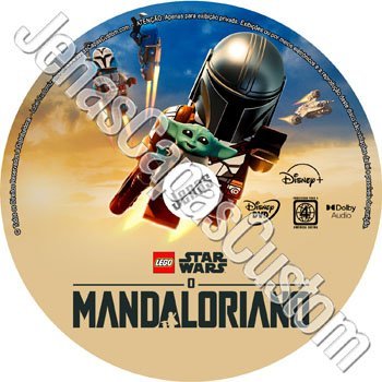 Label DVD Lego Star Wars - O Mandaloriano