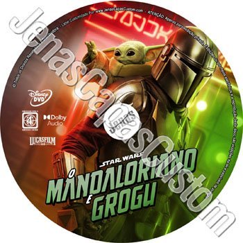 Label DVD Star Wars - O Mandaloriano E Grogu