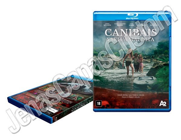Capa Blu-ray Canibais - A Selva Maldita