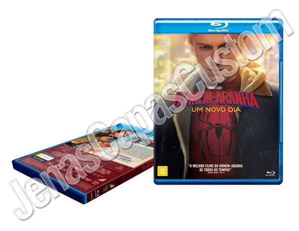 Capa Blu-ray Homem-Aranha - Um Novo Dia