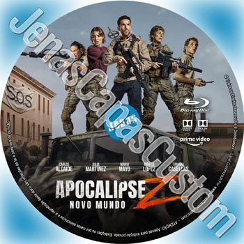 Label Blu-ray Apocalipse Z - Novo Mundo