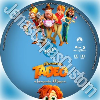 Label Blu-ray As Aventuras De Tadeo E A Lâmpada Mágica
