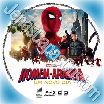 Label Blu-ray Homem-Aranha - Um Novo Dia