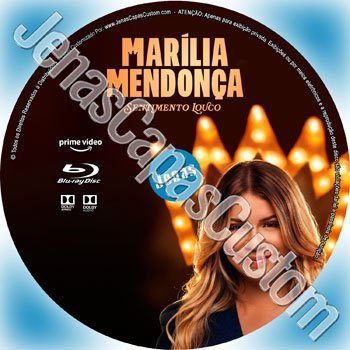 Label Blu-ray Marília Mendonça - Sentimento Louco
