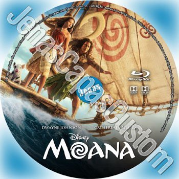 Label Blu-ray Moana