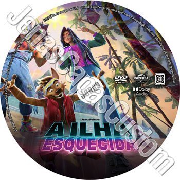 Label DVD A Ilha Esquecida