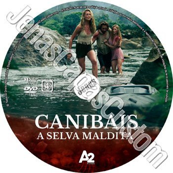 Label DVD Canibais - A Selva Maldita