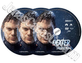 Label DVD Dexter - Sangue Novo - 1ª Temporada