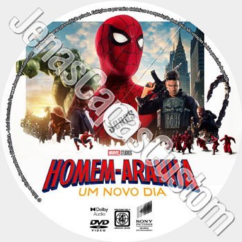 Label DVD Homem-Aranha - Um Novo Dia
