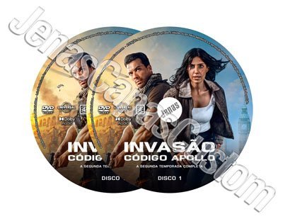 Label DVD Invasão: Código Apollo - 2ª Temporada
