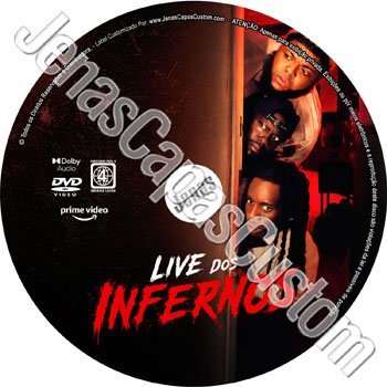 Label DVD Live Dos Infernos