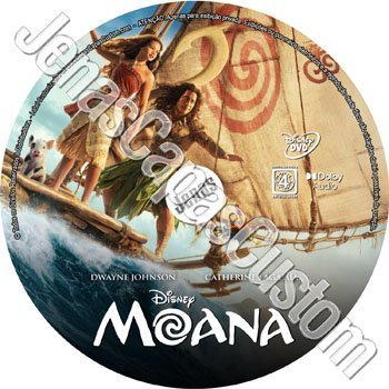 Label DVD Moana